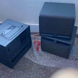 Three ways stereo system vintage